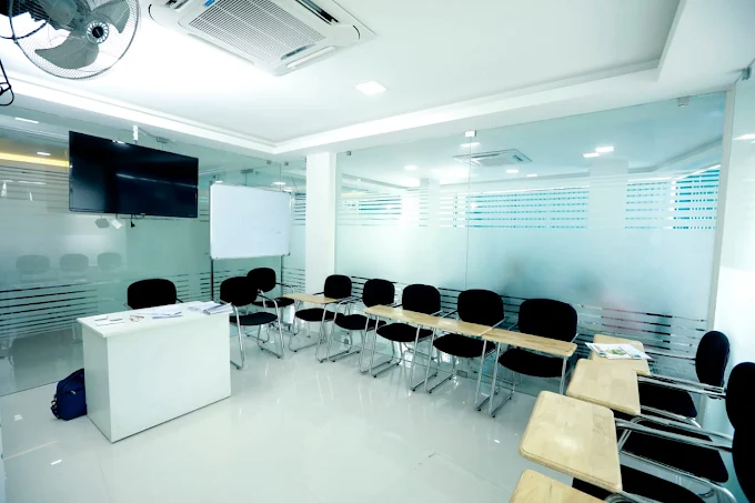 Team collaboration in a modern office